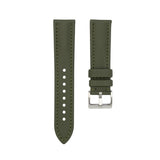Army Green - Sailcloth Watch Strap for 22mm