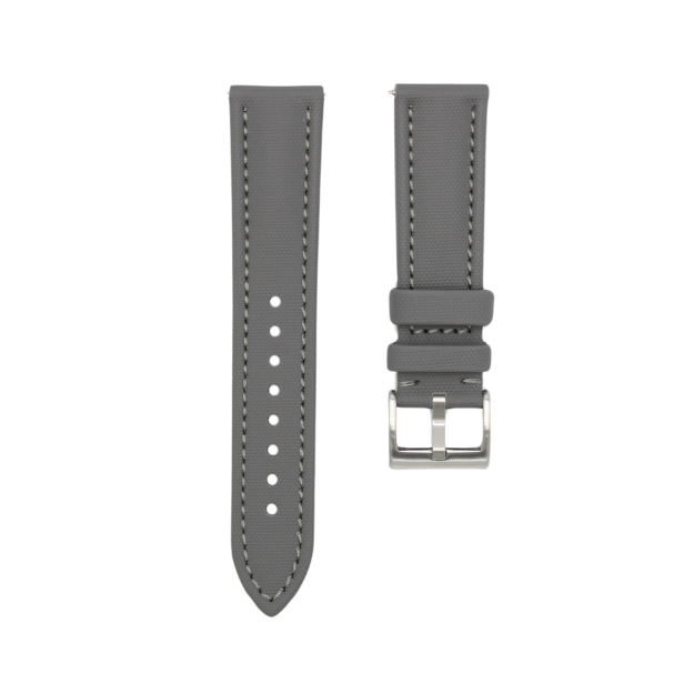 Slate Grey - Sailcloth Watch Strap for 22mm