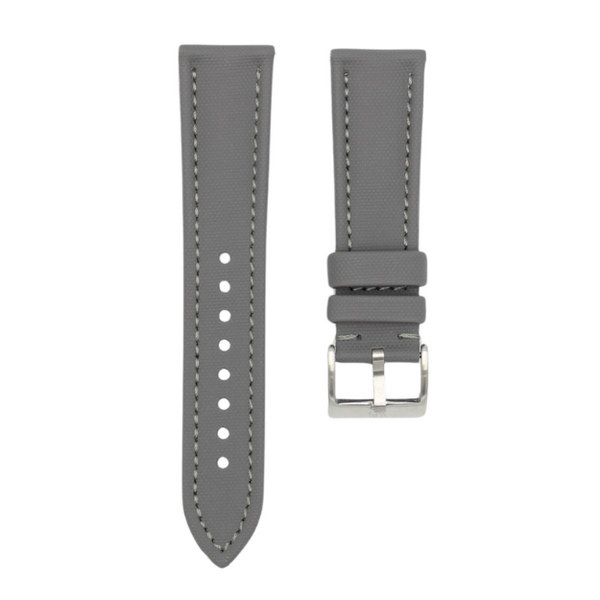 Slate Grey - Sailcloth Watch Strap For Cartier Tank Must