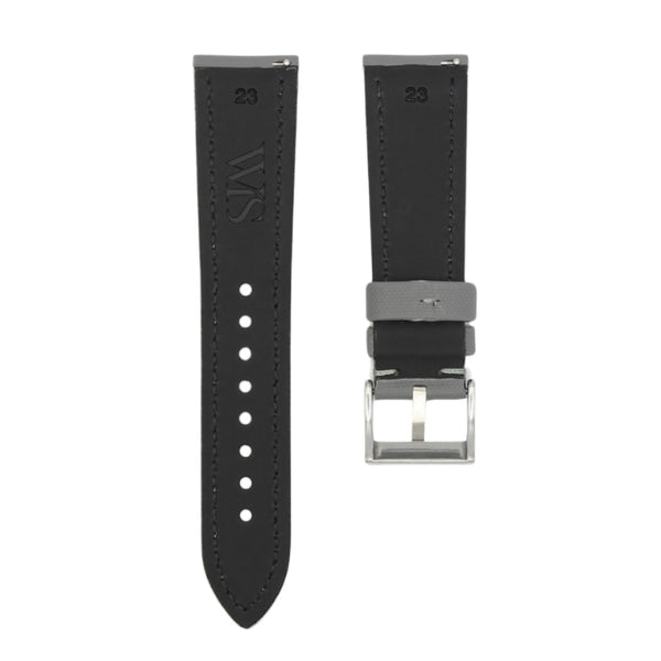 Slate Grey - Sailcloth Watch Strap For Cartier Tank Solo