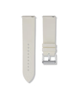 Polar White Quick Release Rubber Strap 24mm | WISSTRAPS