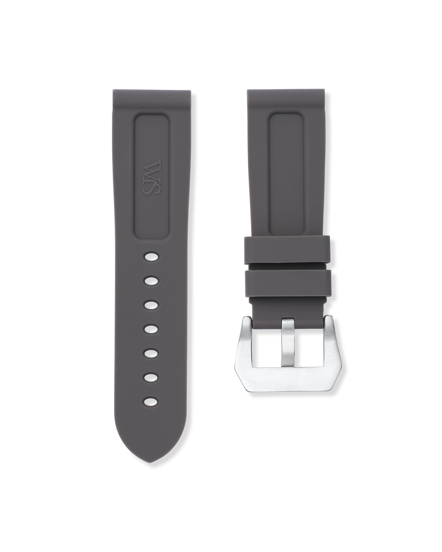 24mm Rubber Watch Strap - Charcoal Grey