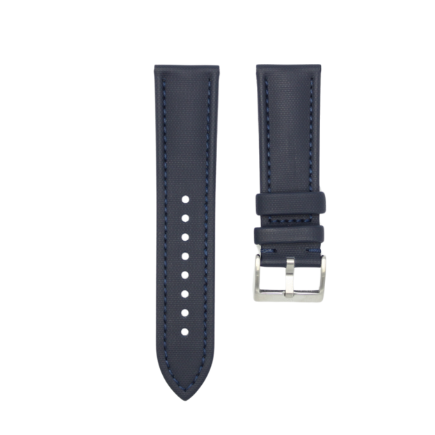 Midnight Blue - Sailcloth Watch Strap for 24mm