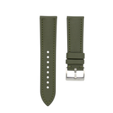 Army Green - Sailcloth Watch Strap for 24mm