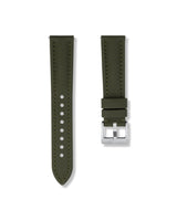 Army Green Sailcloth Watch Strap 20mm | WISSTRAPS