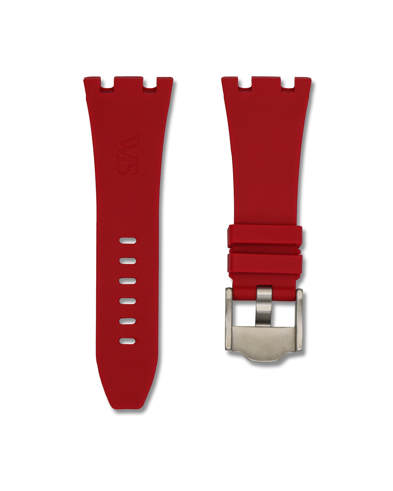 Red Rubber Watch Strap for Audemars Piguet Royal Oak Offshore 42mm | WIS Watch Straps