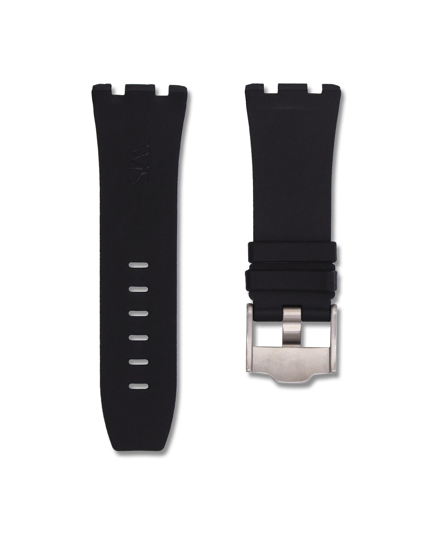 Black Rubber Watch Strap for Audemars Piguet Royal Oak Offshore 44mm | WIS Watch Straps