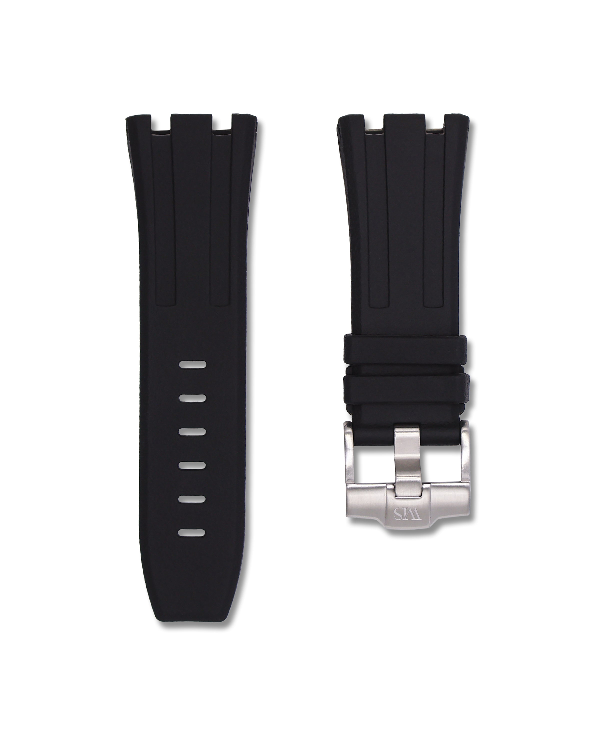 Audemars Piguet Royal Oak Offshore Black Rubber Watch Strap | WIS Watch Straps