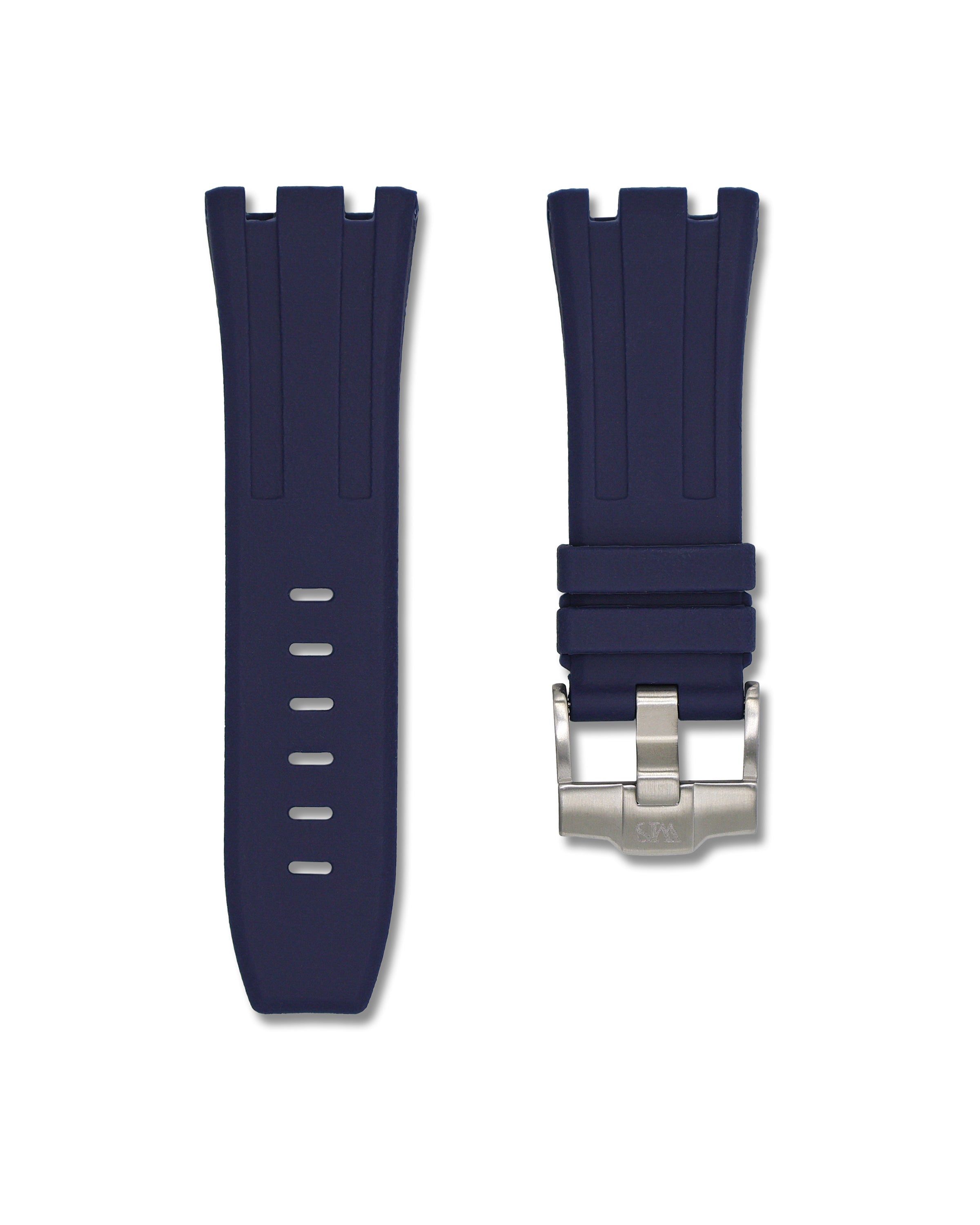 Blue Rubber Watch Strap For Audemars Piguet Royal Oak Offshore 44mm | WIS Watch Straps