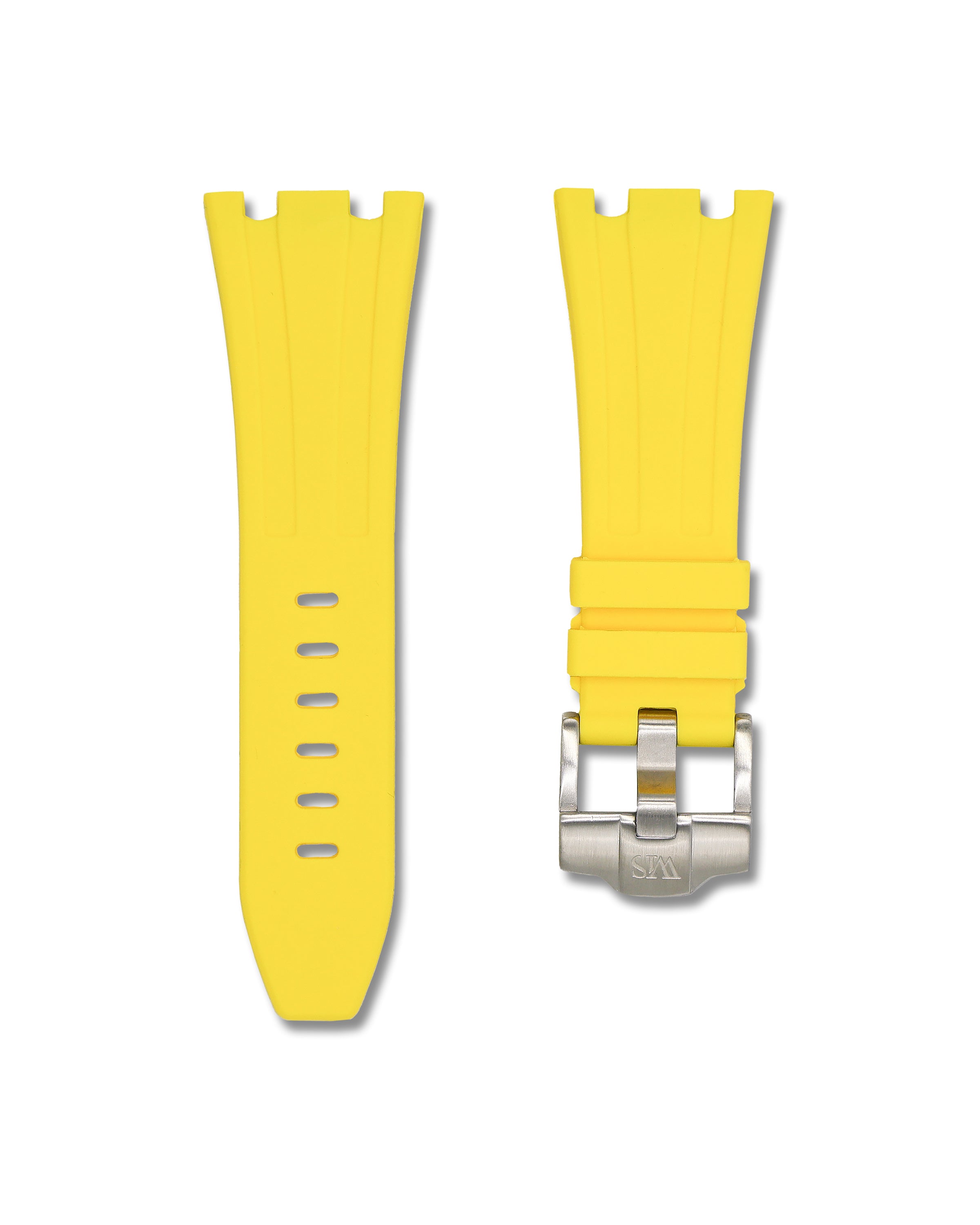 Yellow Rubber Watch Strap for Audemars Piguet Royal Oak Offshore 42mm | WIS Watch Straps