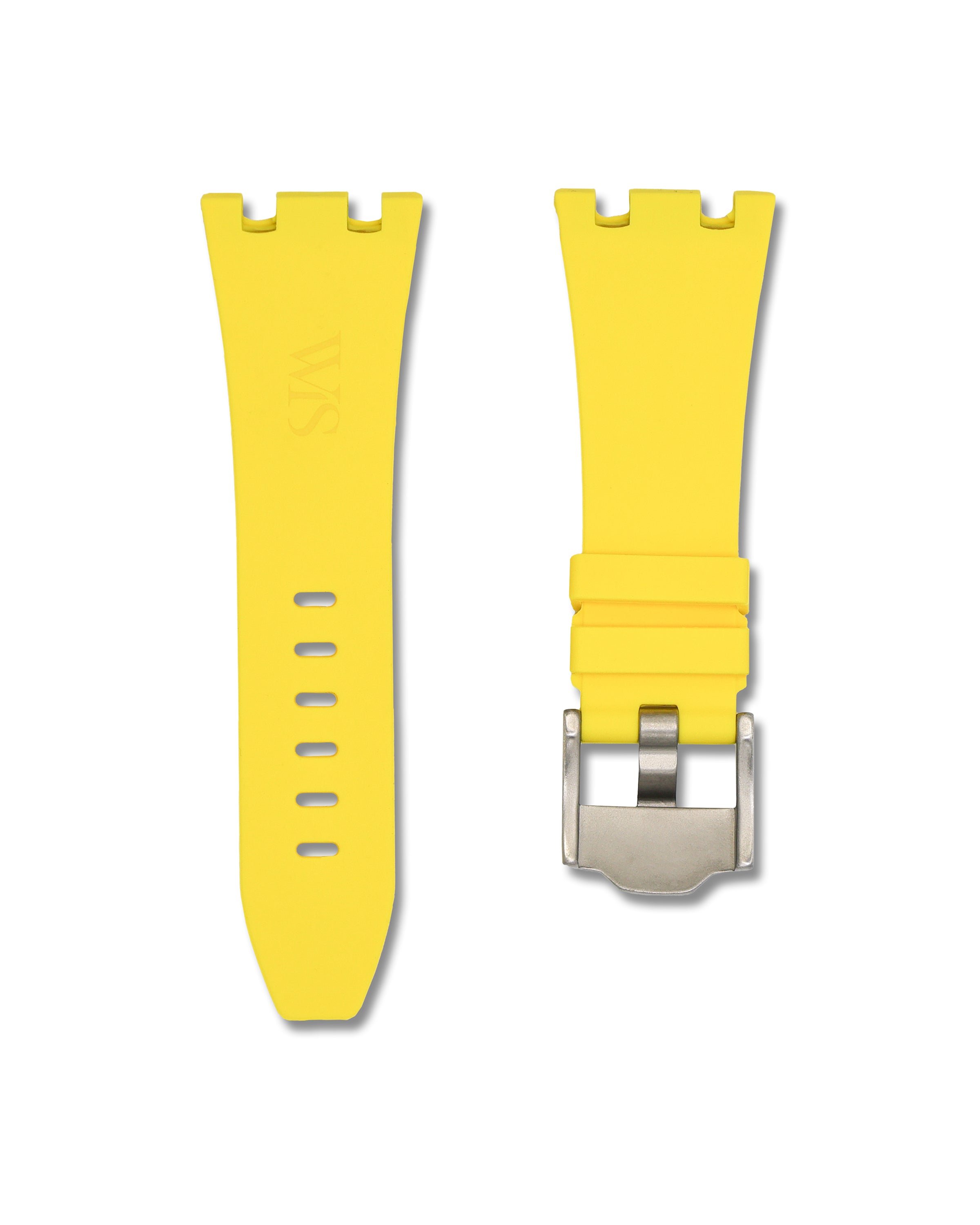 Yellow Rubber Watch Strap for Audemars Piguet Royal Oak Offshore 42mm | WIS Watch Straps