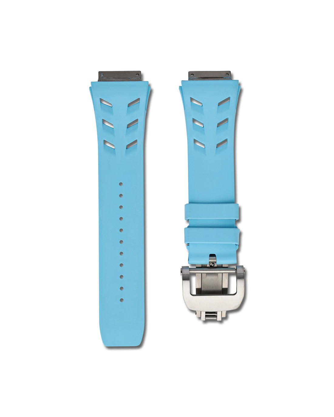Richard Mille Baby Blue Rubber WIS Watch Straps RM 67-02