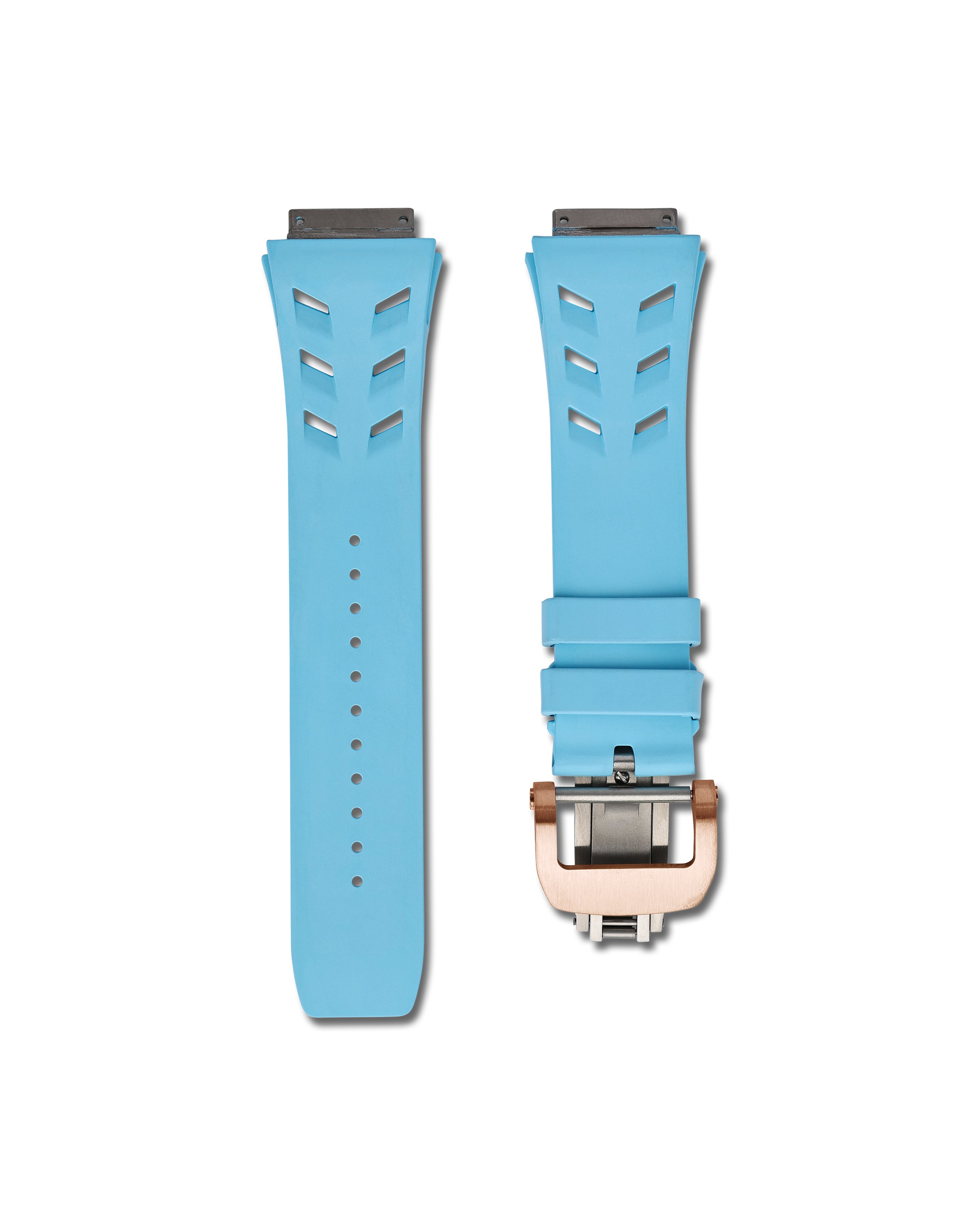 Richard Mille Baby Blue Rubber WIS Watch Straps RM 67-02