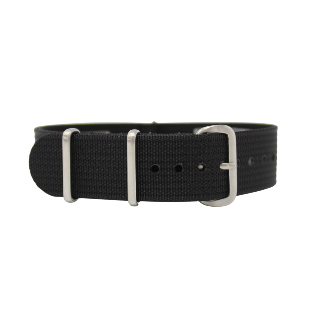 Tuxedo Black - Correa Nato para Breitling Bentley Motors T