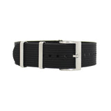 Correa de reloj Nato negra Tuxedo para Omega Seamaster