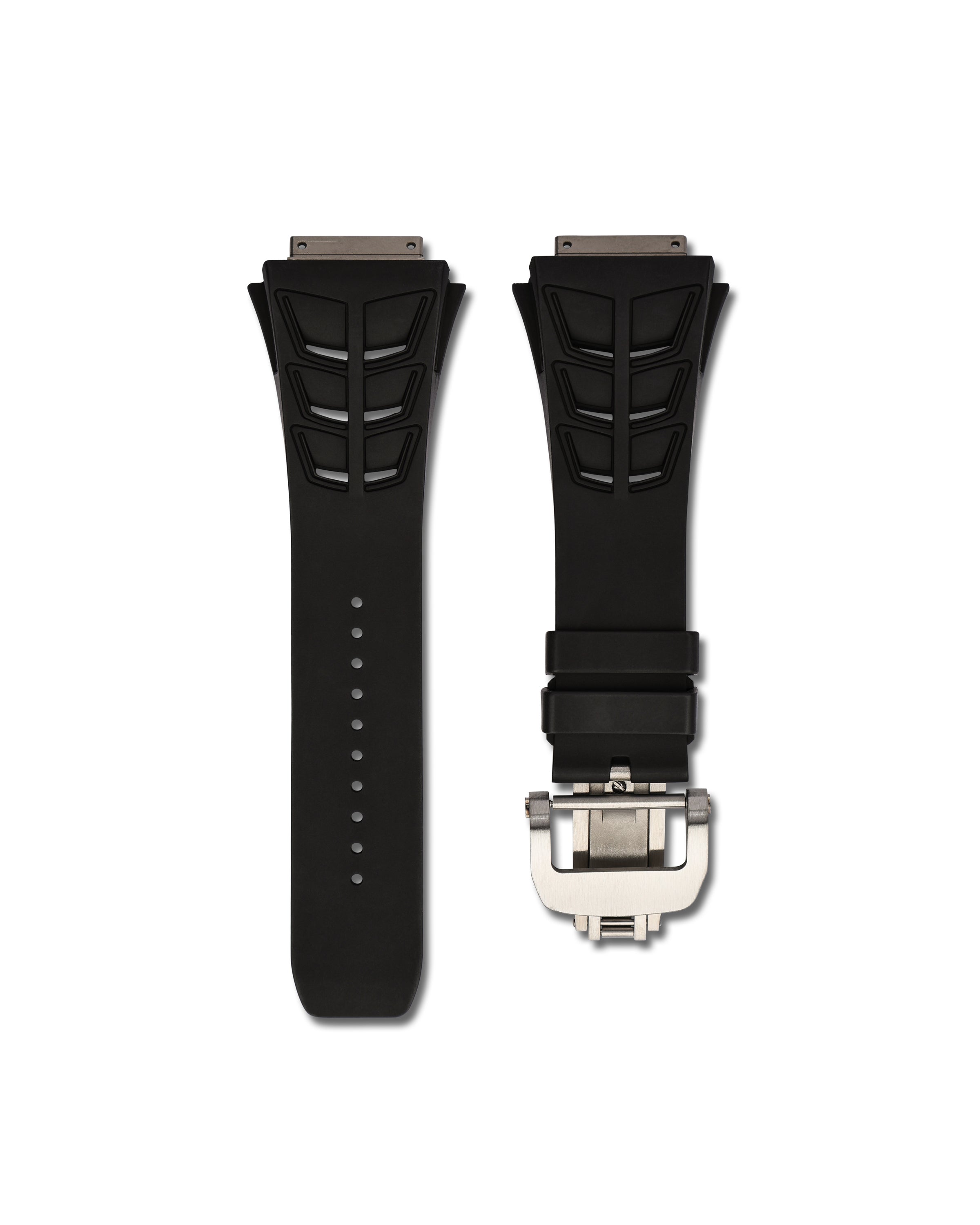 Black Rubber Richard Mille Watch Strap | WIS