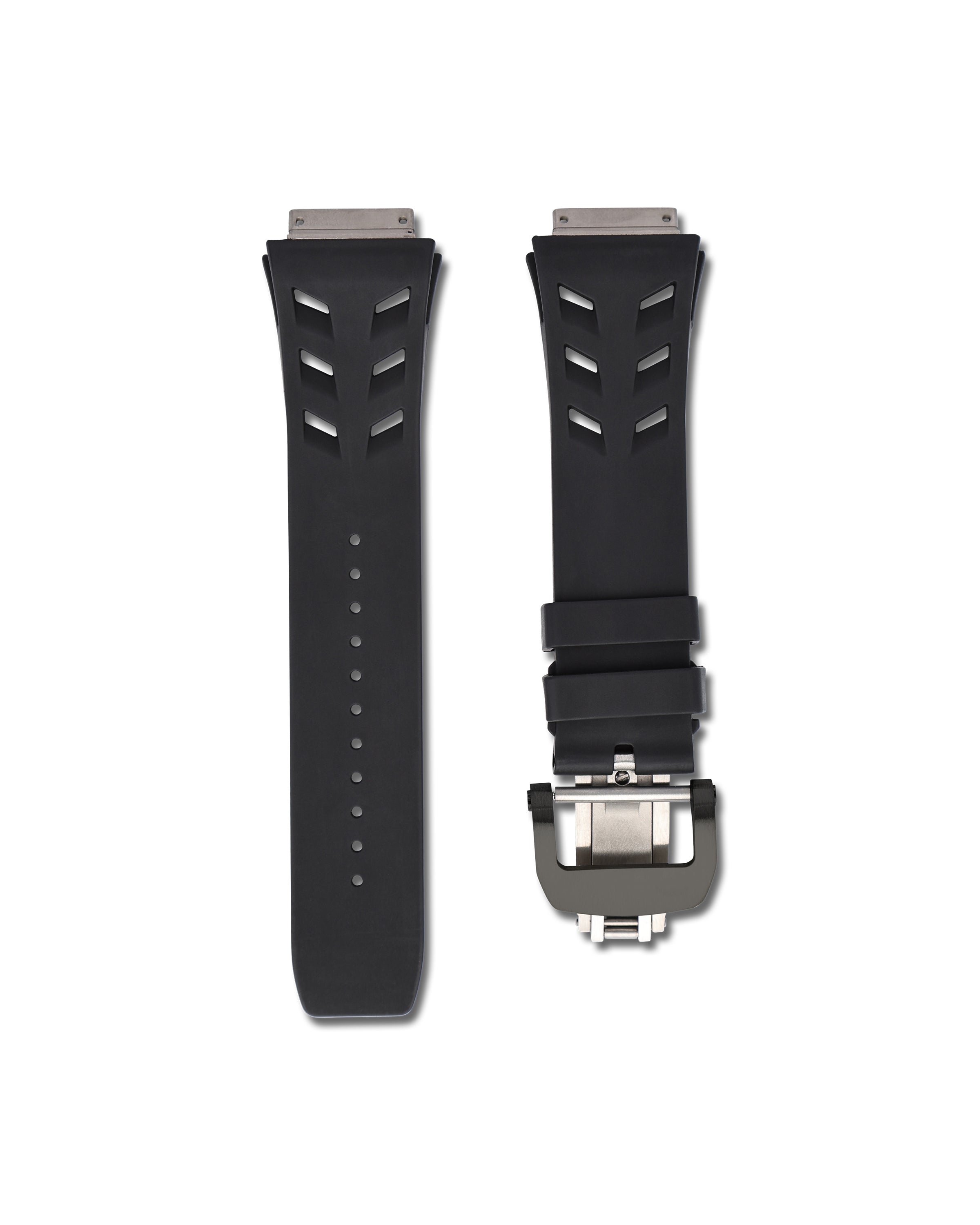 Richard Mille Black Rubber WIS Watch Straps RM 67-02