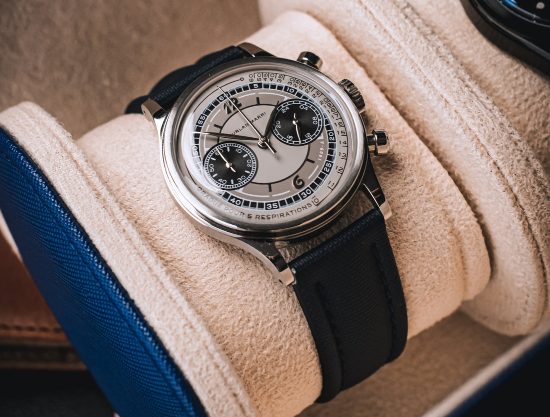 Black Sailcloth Quick Release Watch Band | WIS Watch Straps