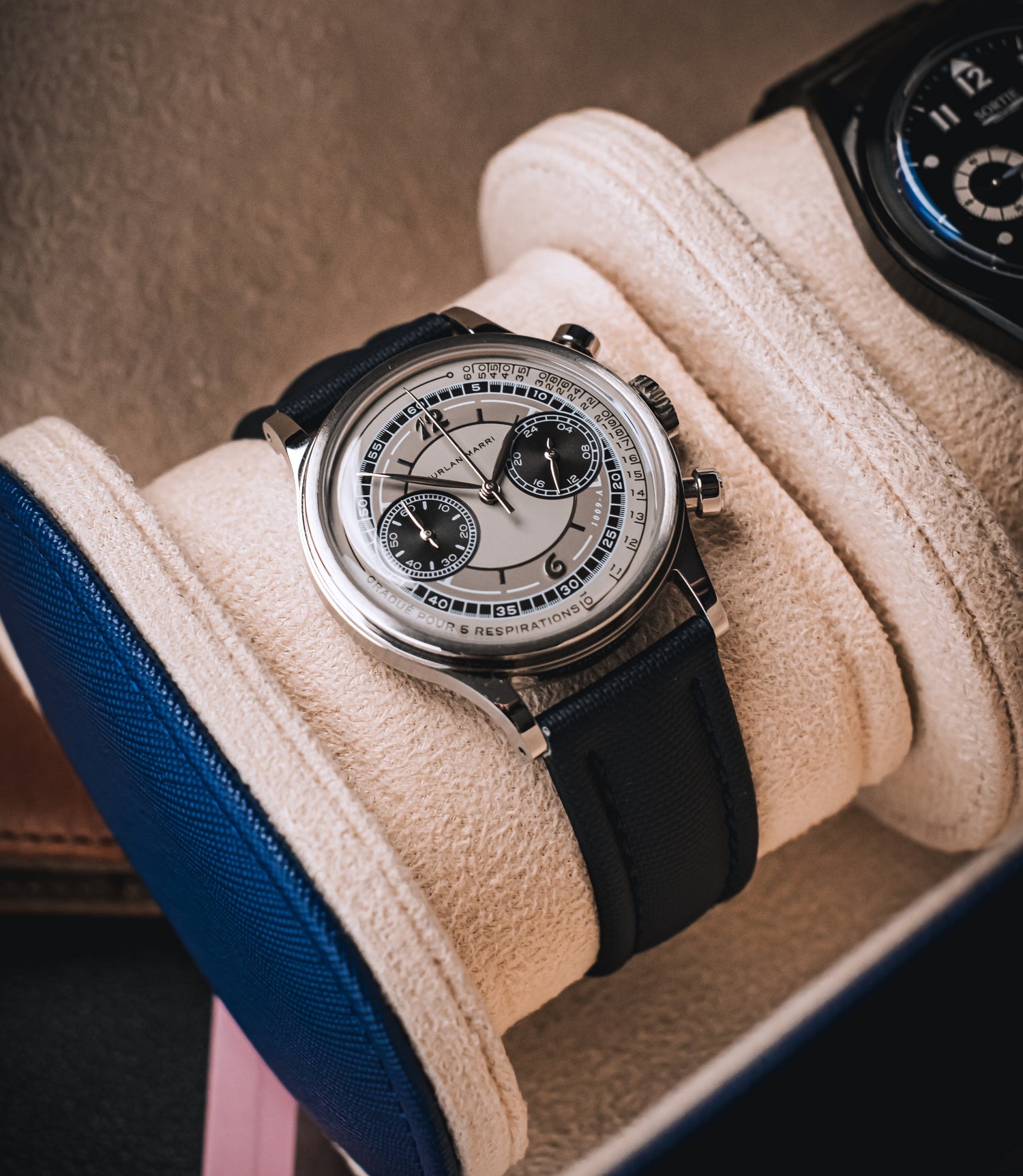 Black Sailcloth Watch Strap | WIS Watch Straps