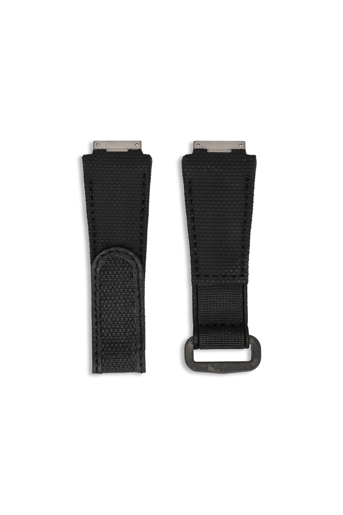 Black Watch Band for RM 011 Richard Mille Elastic Velcro WIS Watch Strap