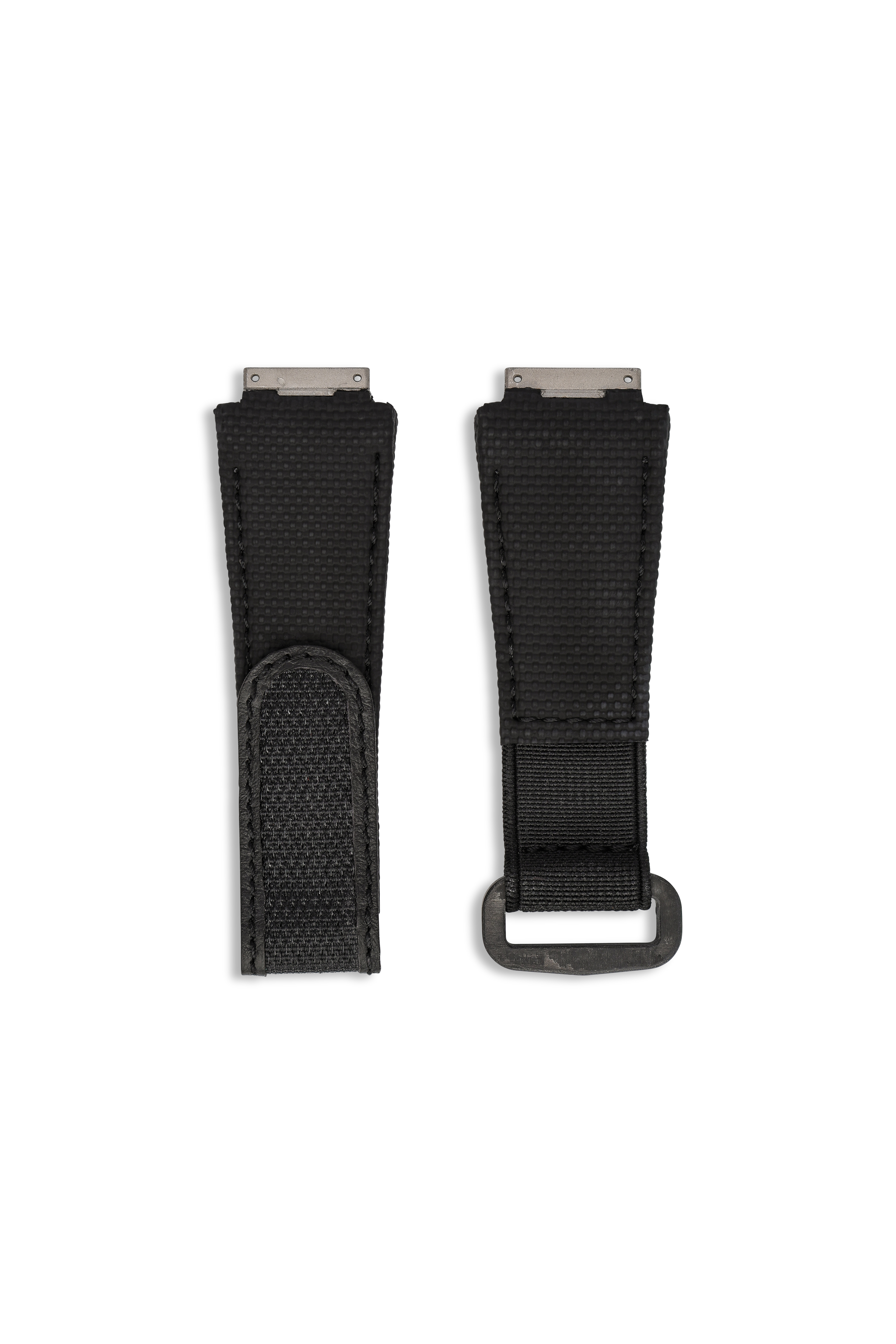 Black Watch Band for RM 011 Richard Mille Elastic Velcro WIS Watch Strap
