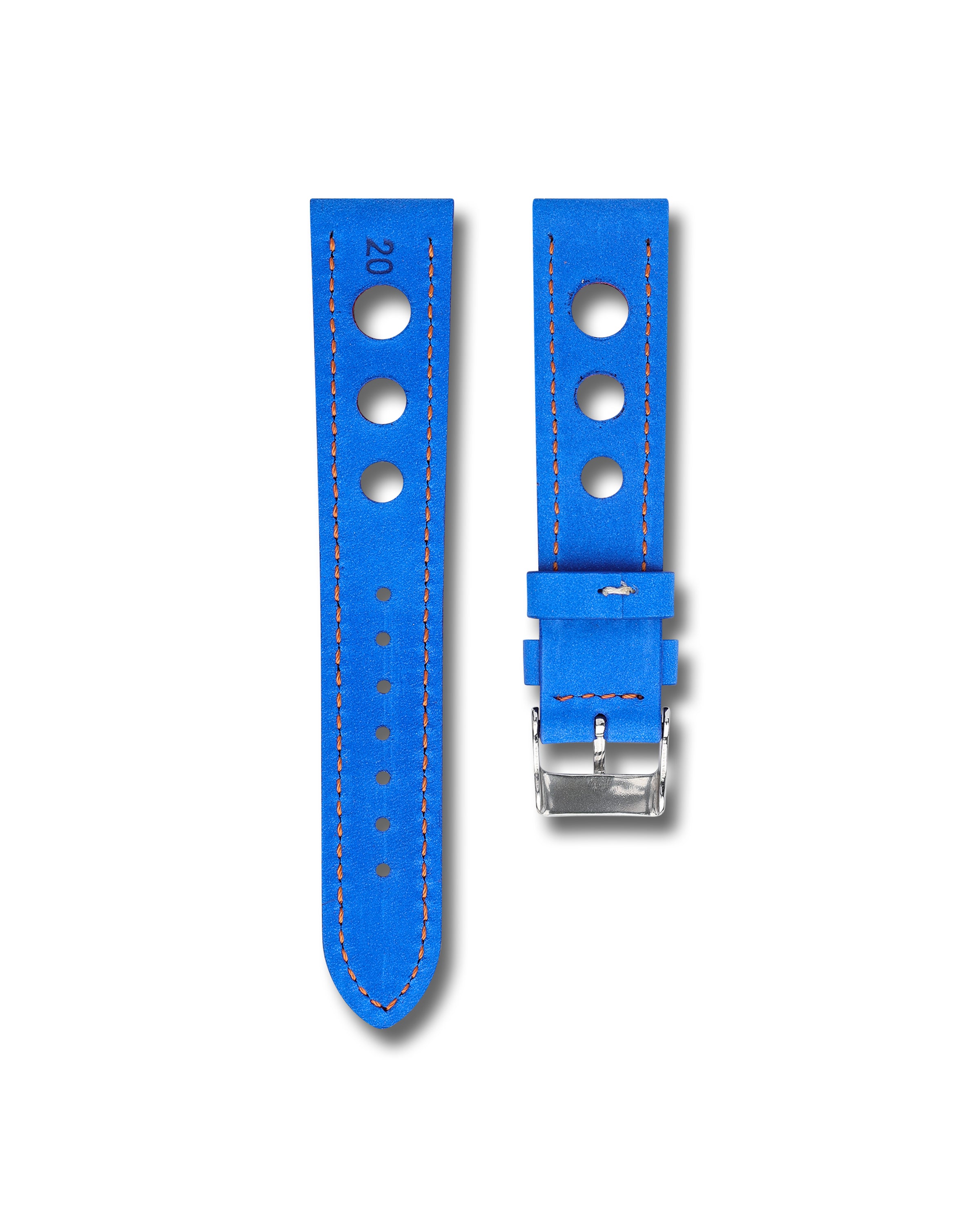 Blue Rally Strap with Orange Stitching | Watch Innovation Straps