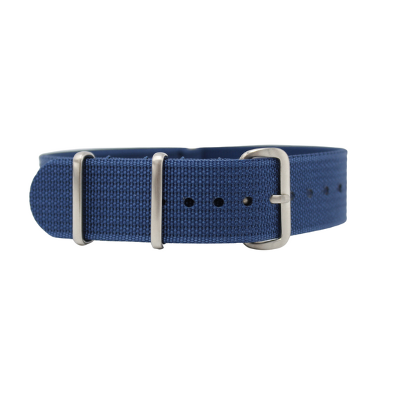 Marine Blue - Nato Watch Strap For Baume & Mercier Capeland Classima
