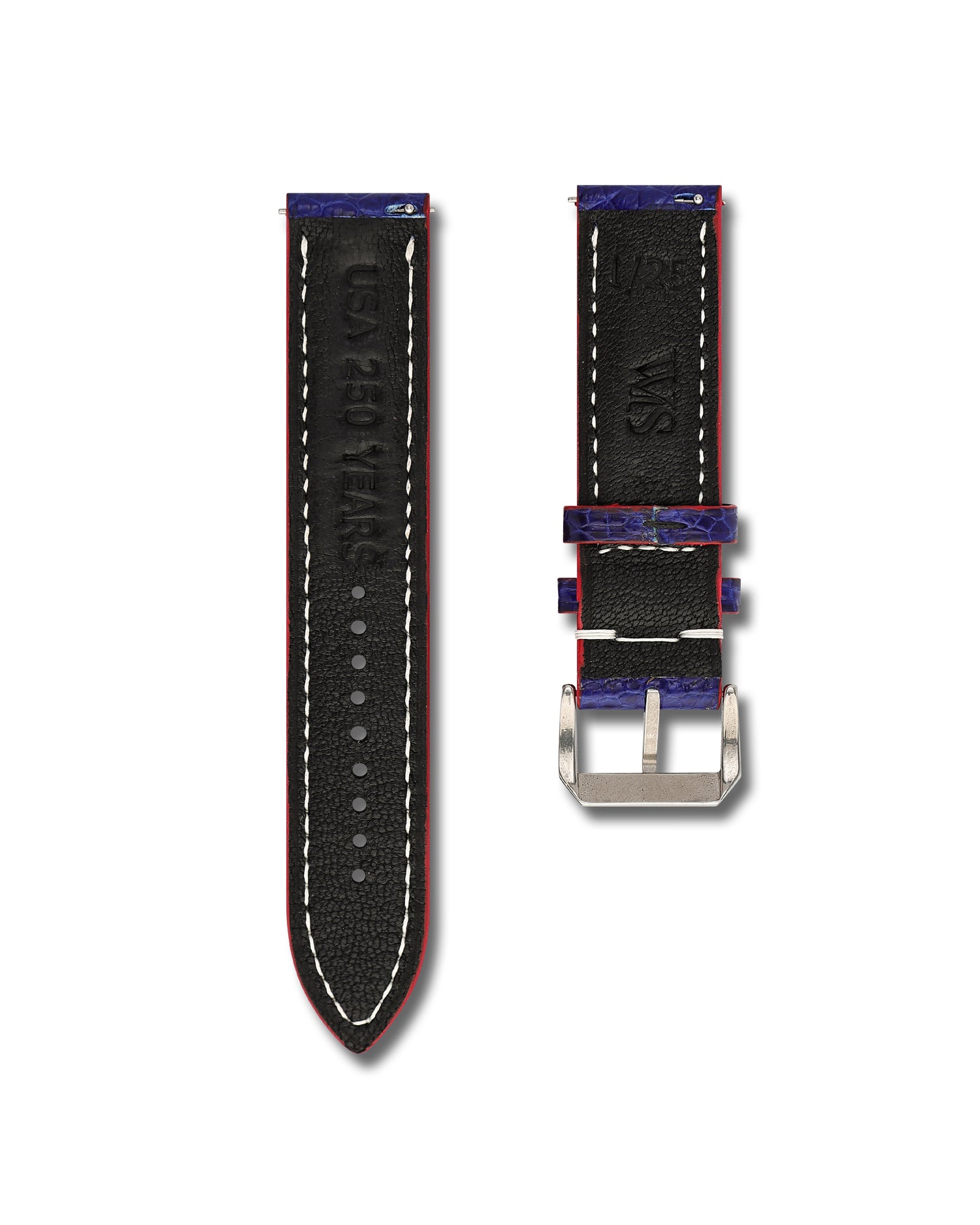 USA 250 Year Anniversary Leather Watch Strap | WIS Watch Straps
