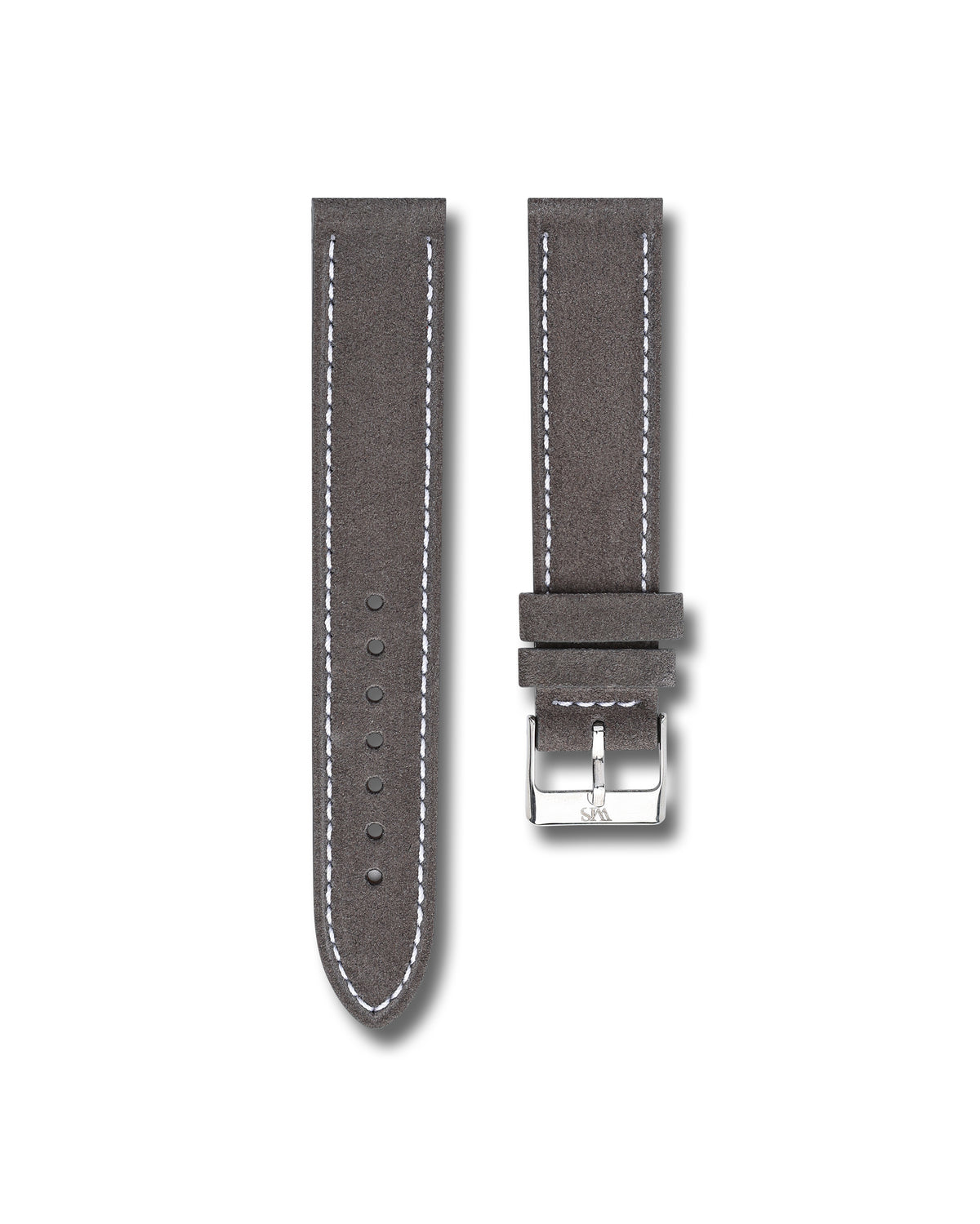 Dark Grey Suede Leather WIS Watch Strap