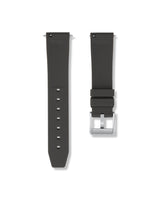 Charcoal Grey Quick Release Rubber Strap 20mm  | WISSTRAPS