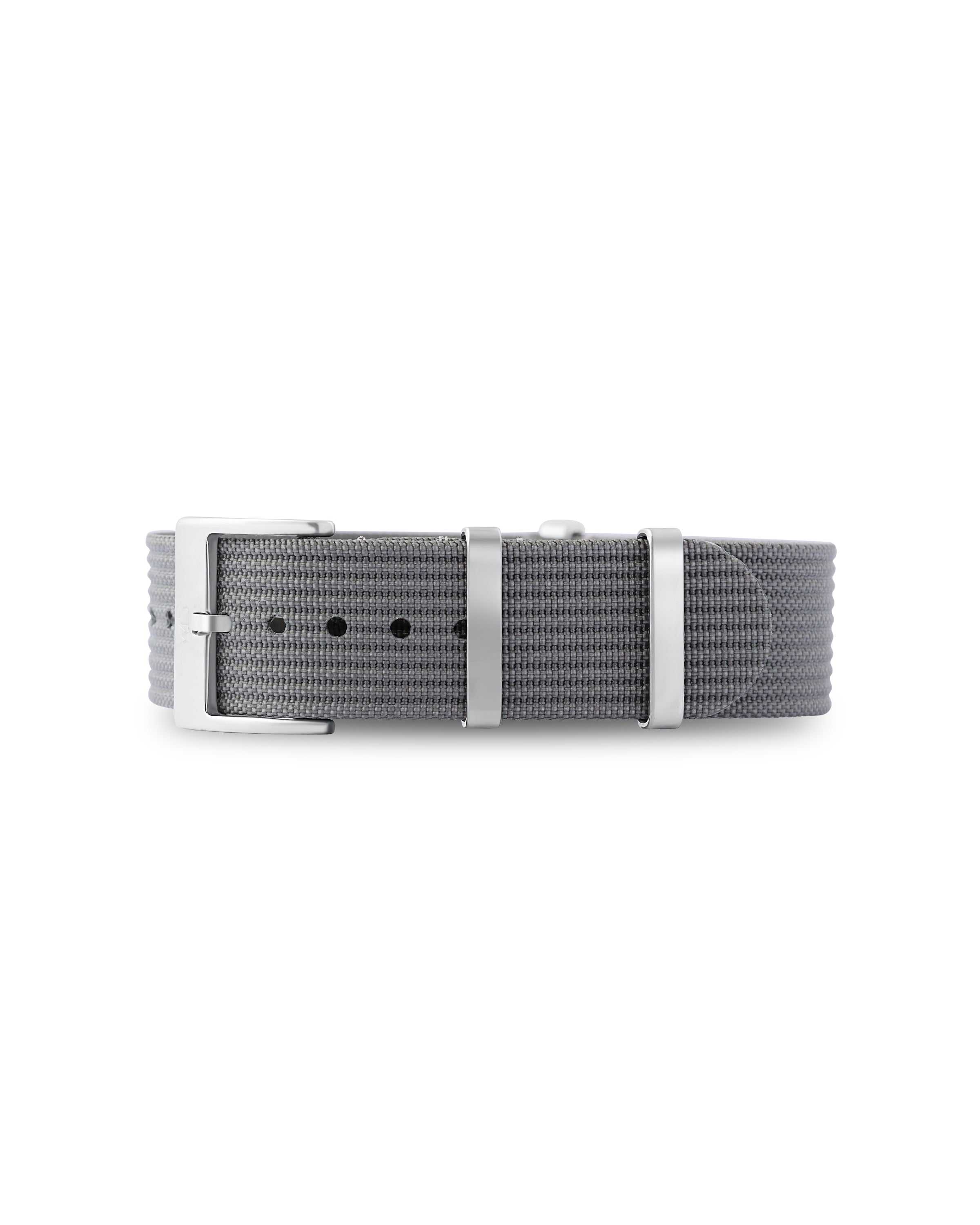 Charcoal Woven Nylon Watch Strap | WIS Straps