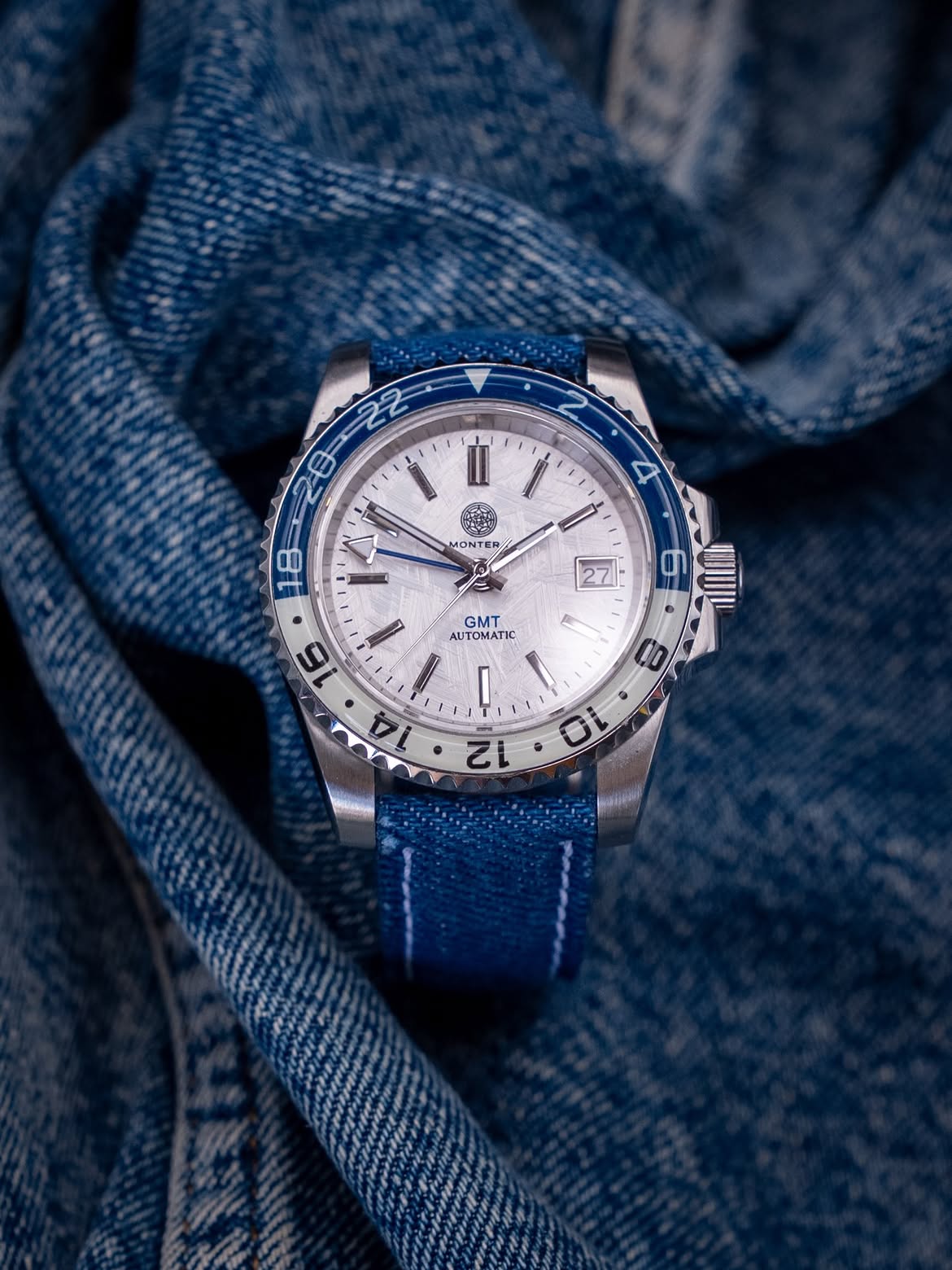 Blue Denim Jean Watch Band | WIS Watch Straps