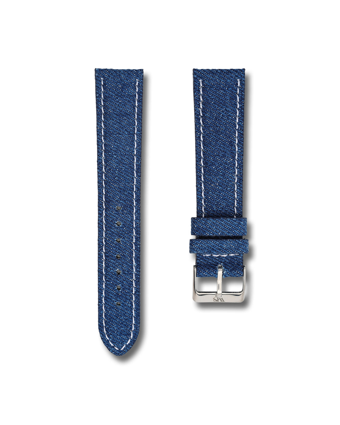 Blue Denim Jean Handmade Leather WIS Watch Straps