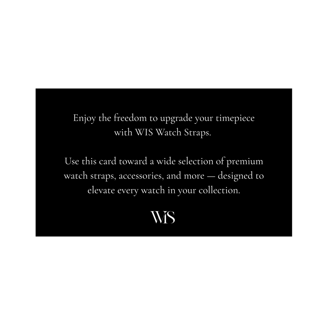 Gift Card for WIS Watch Straps