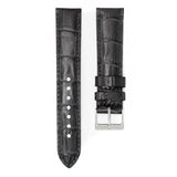 CHARCOAL GREY - ALLIGATOR LEATHER WATCH STRAP FOR OMEGA SEAMASTER