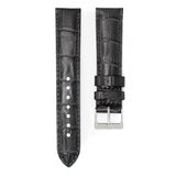 CHARCOAL GREY - ALLIGATOR LEATHER WATCH STRAP FOR TAG HEUER MONZA