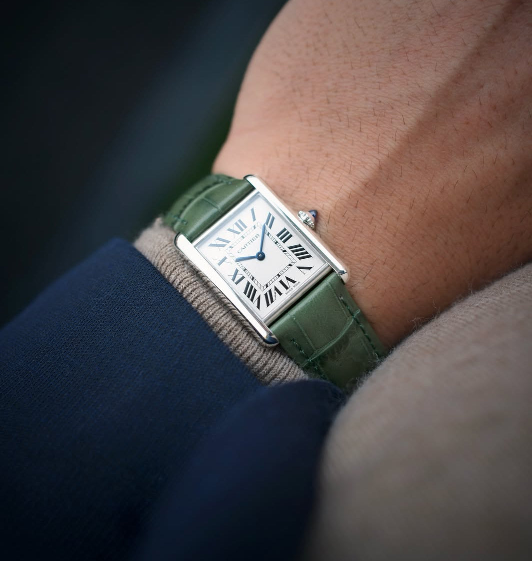 Green Alligator Leather Watch Strap | WIS