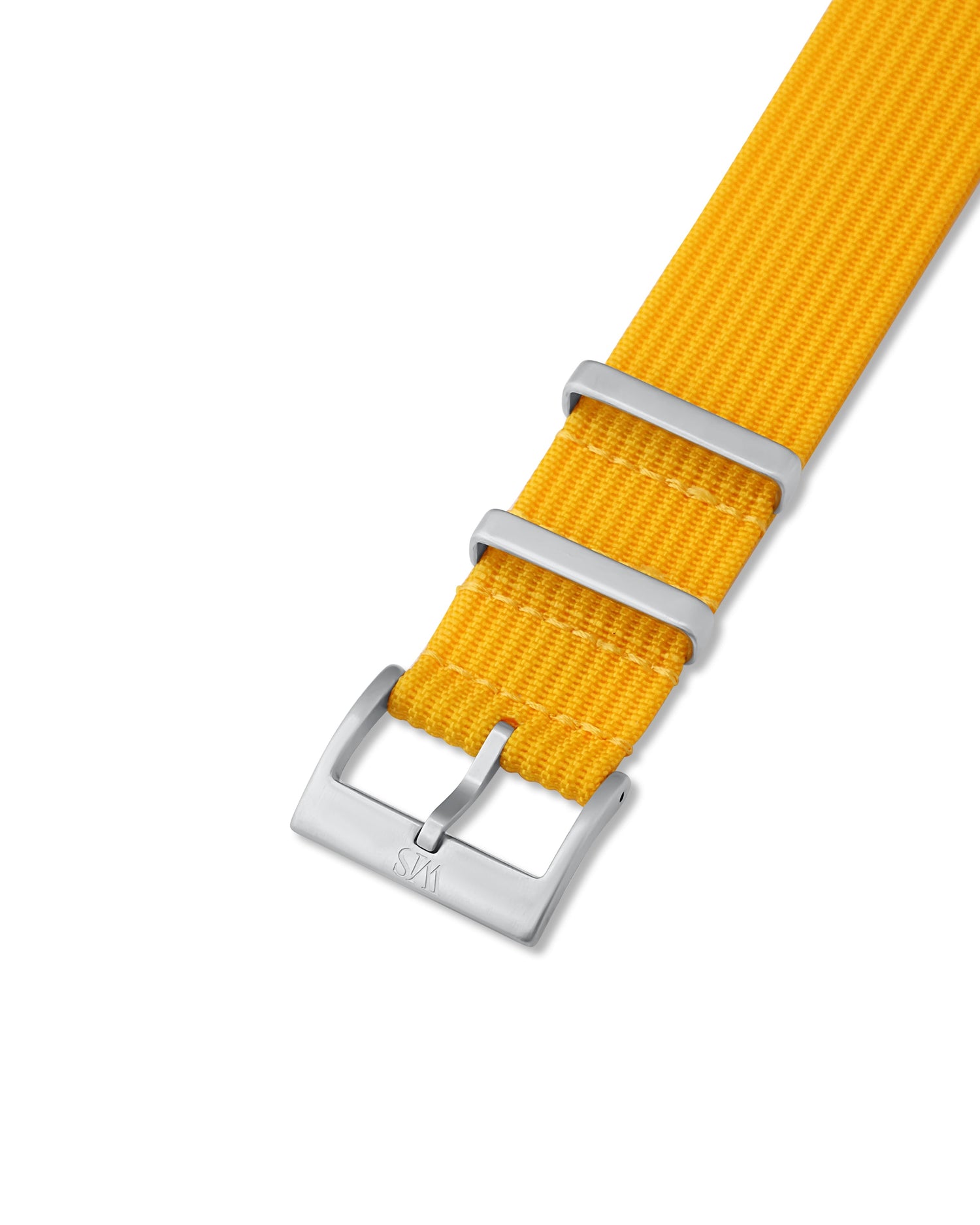 Lemon Yellow Woven Nylon Strap 22mm | WISSTRAPS