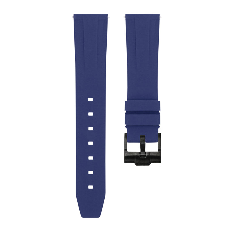 Marine Blue - Quick Release Rubber Watch Strap for Tudor Black Bay 58