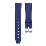Marine Blue - Quick Release Rubber Watch Strap for Rolex GMT Master II