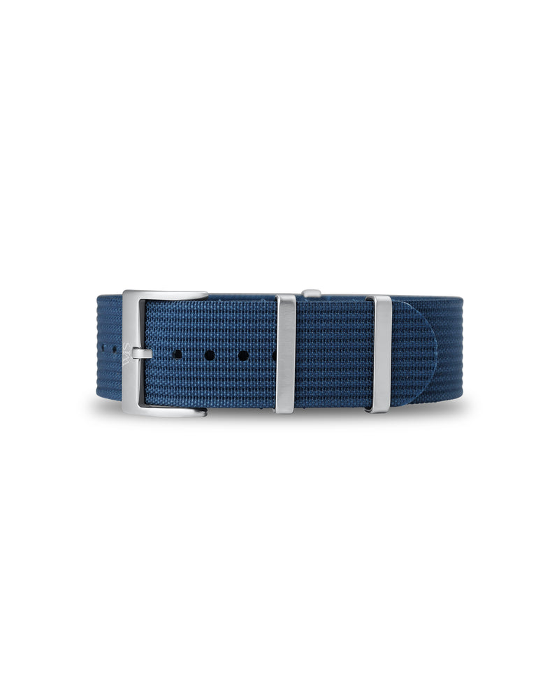 Marine Blue Nato Strap 22mm | WISSTRAPS