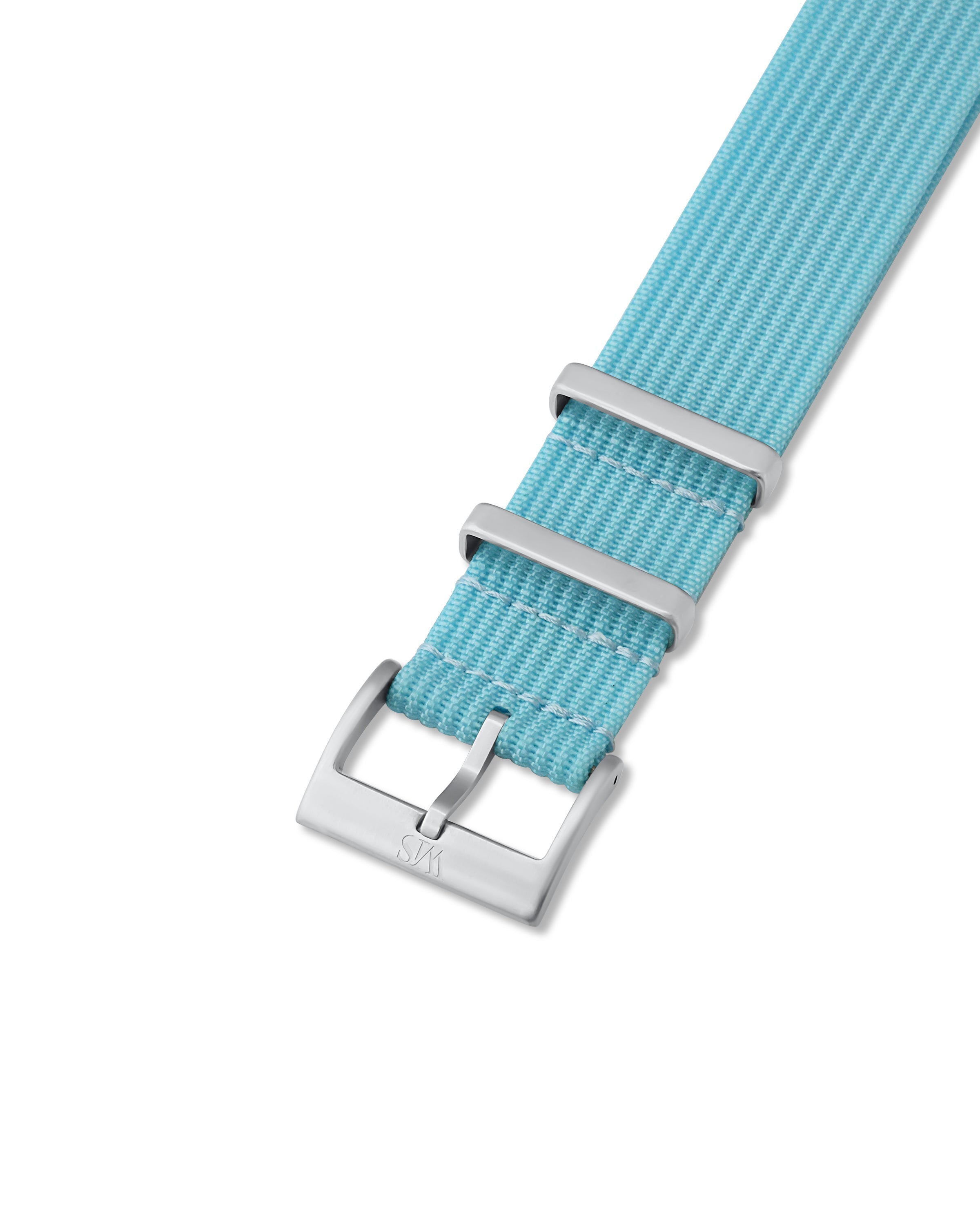 Miami Blue Woven Nylon Strap | WISSTRAPS Watch Bands