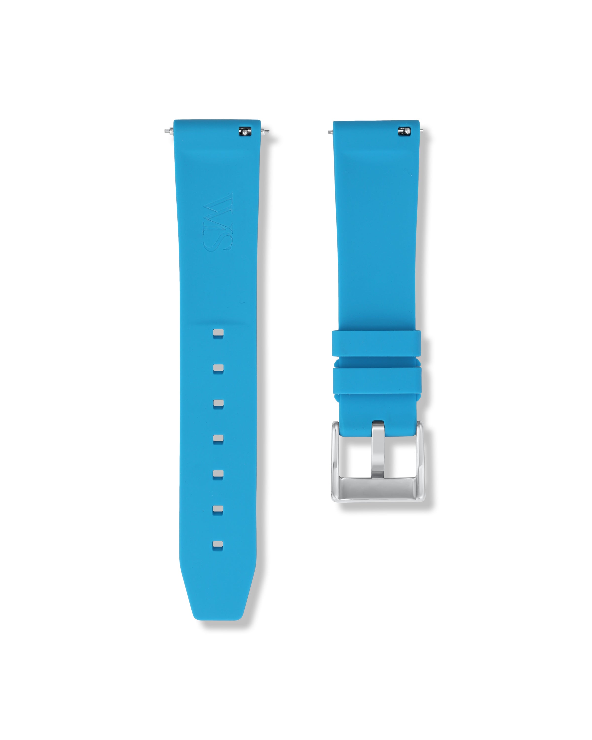 Miami Blue Quick Release Rubber Strap 20mm | WISSTRAPS