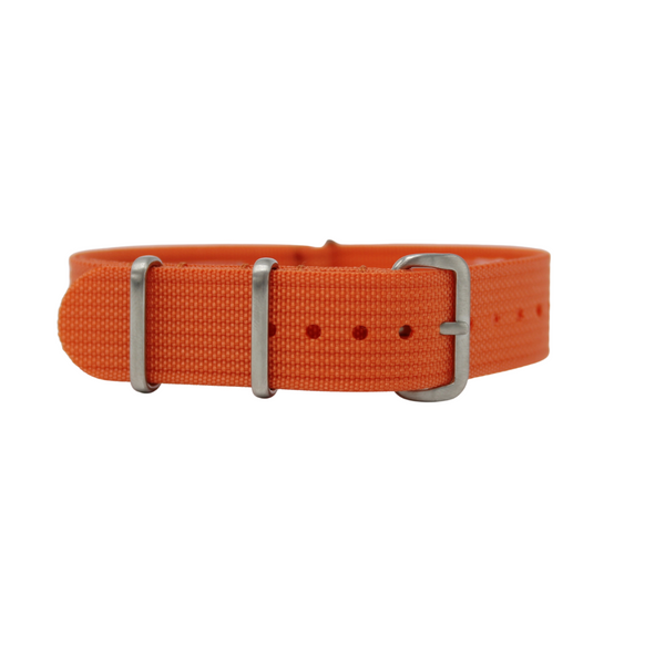 Tangerine Orange - Nato Watch Strap For Baume & Mercier Capeland Classima