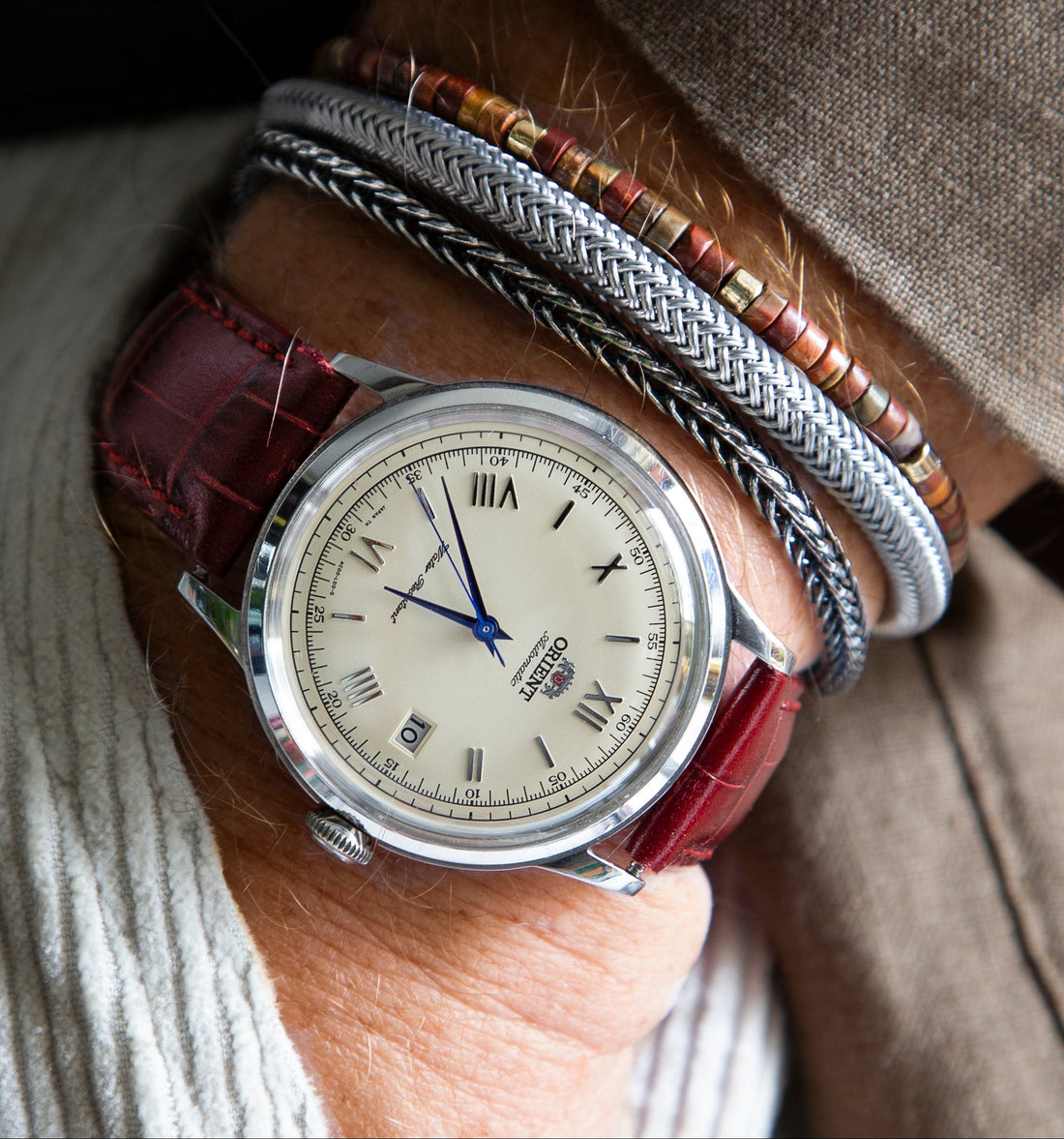 Red Alligator Leather Watch Strap 20mm | WIS Watch Straps