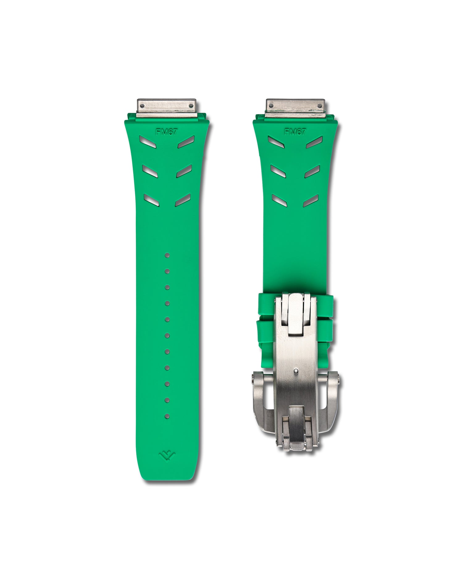 Richard Mille Green Rubber WIS Watch Straps RM 67-02