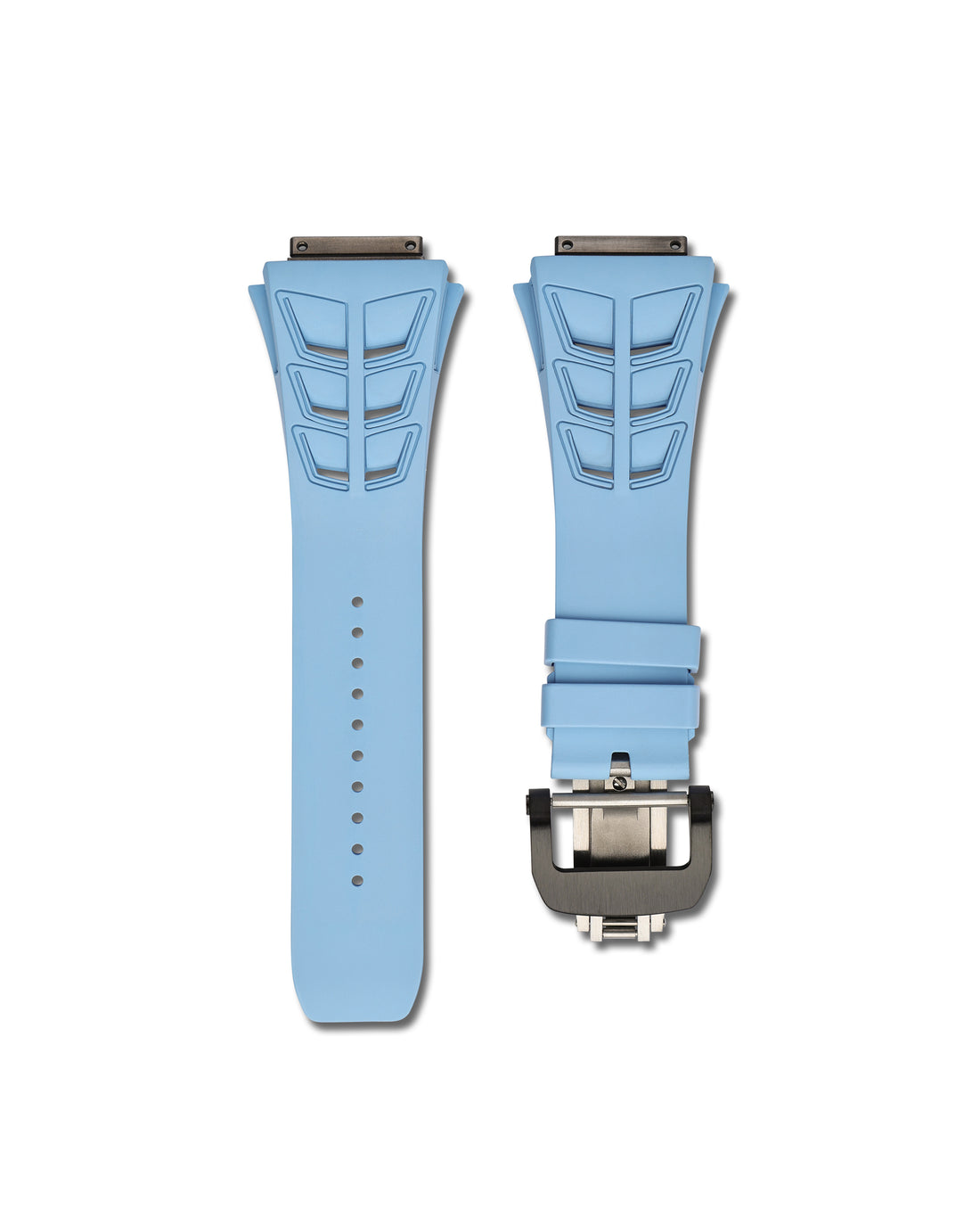 RM30 Baby Blue Rubber WIS Watch Strap