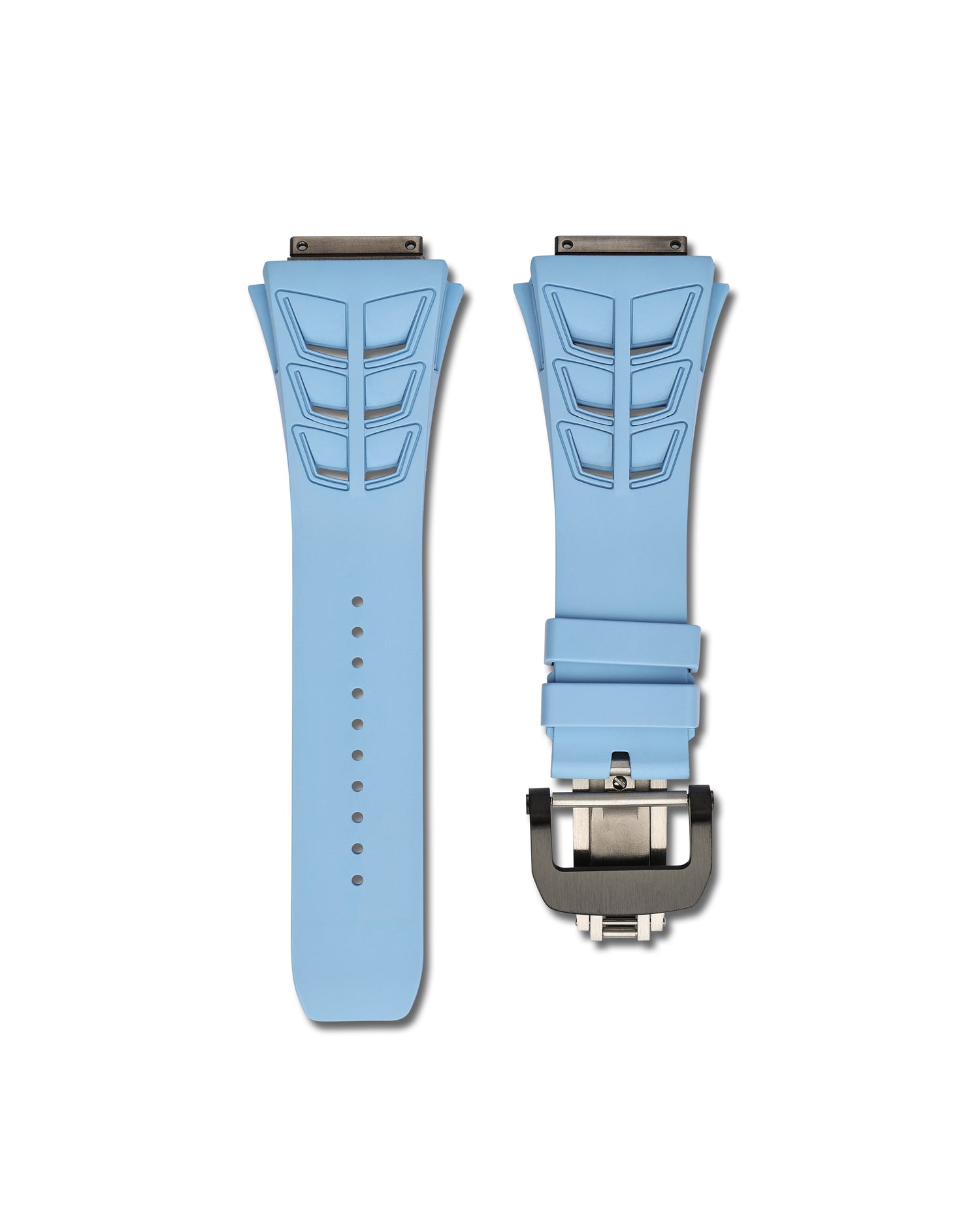 RM30 Baby Blue Rubber WIS Watch Strap