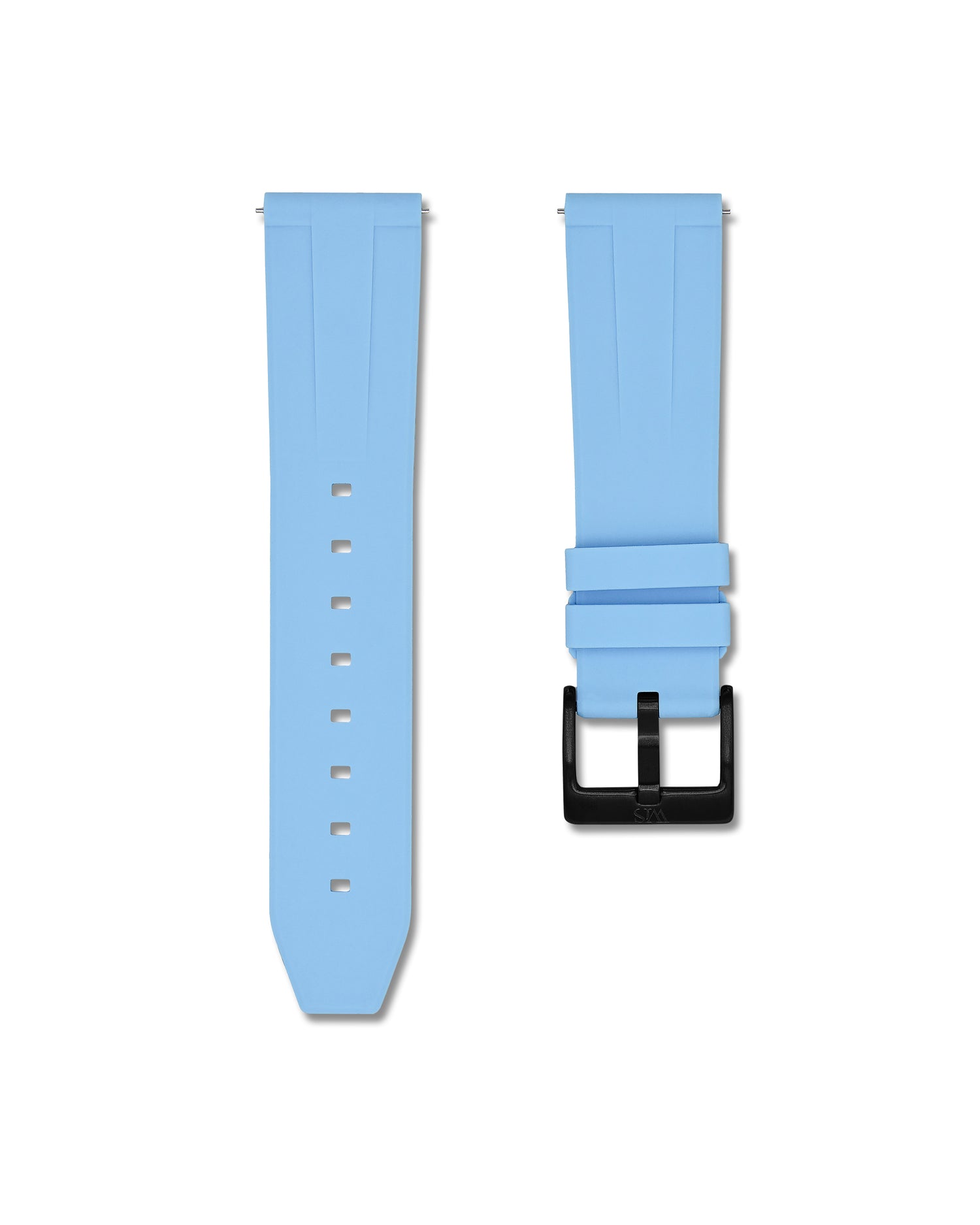 Miami Blue Quick Release Rubber Strap 24mm