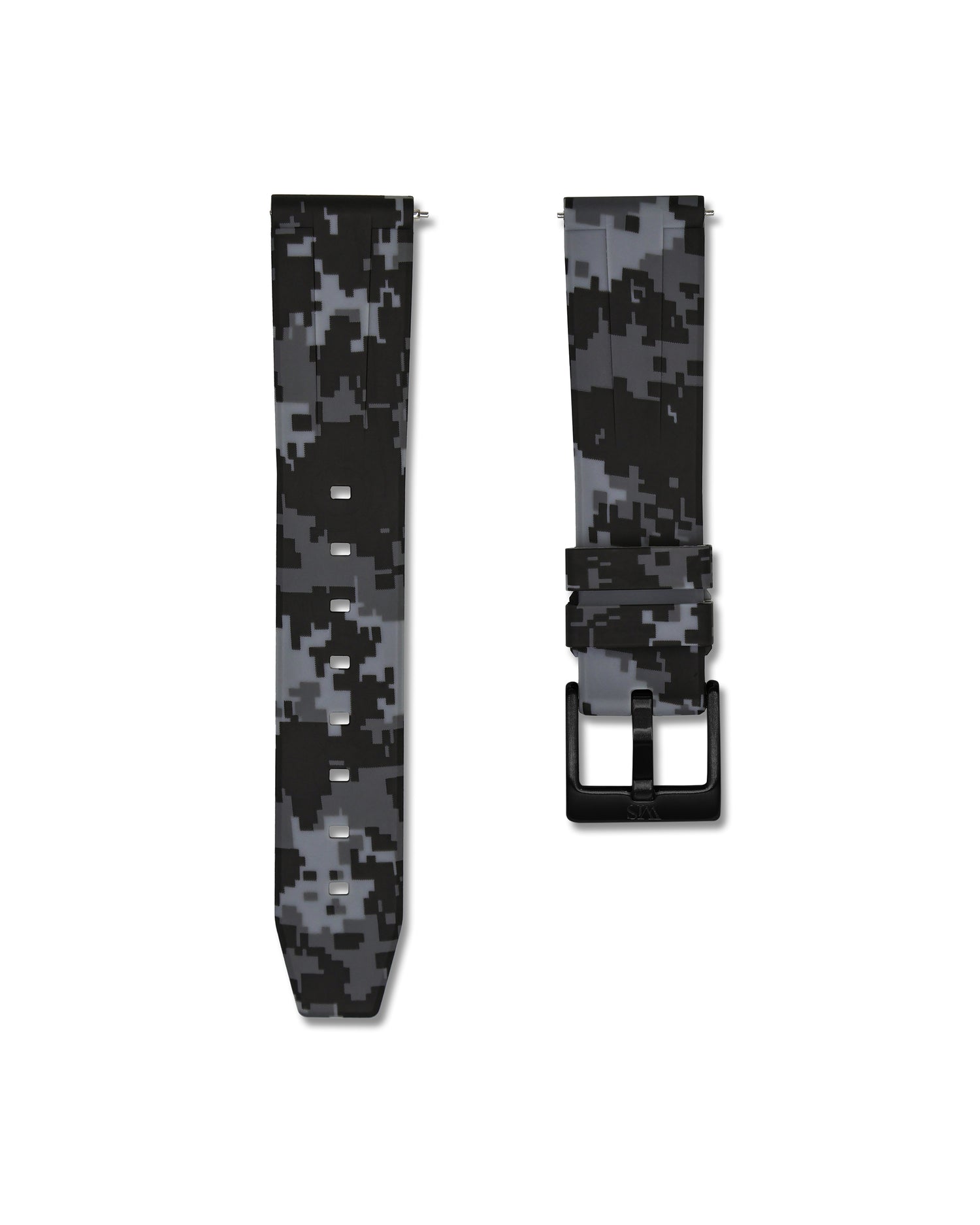 Quick Release Arctic Camo Polished Silver Buckle